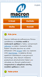 Mobile Screenshot of macronsoftware.cz